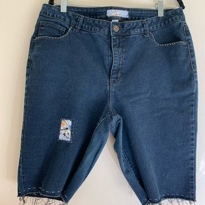 Women jean short